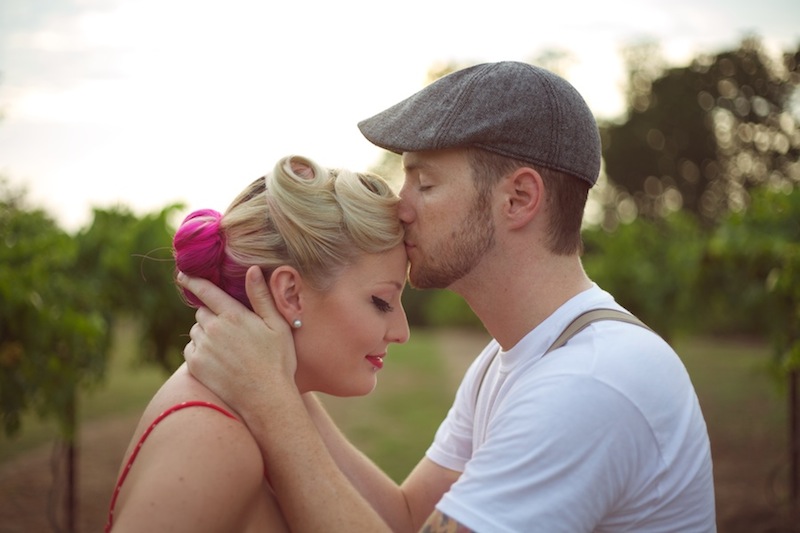 vintage notebook inspired engagement photography