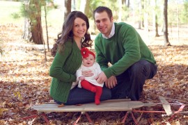 Cloer Vineyard Christmas Mini Sessions: Woodward Family