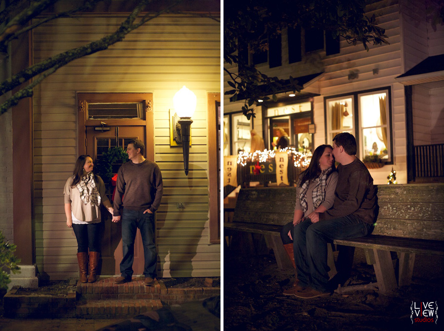 carolina coastal town engagement photos