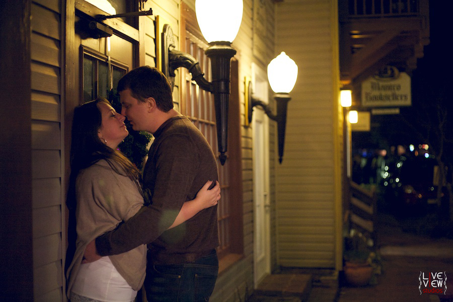 manteo nc bookstore engagement photos