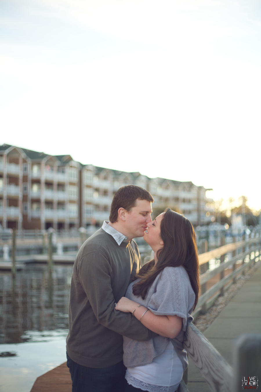 couple at shallowbag bay club engagement photos