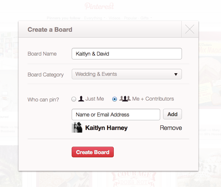 pinterest with brides and grooms