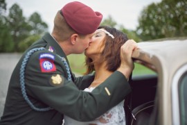 military wedding photography