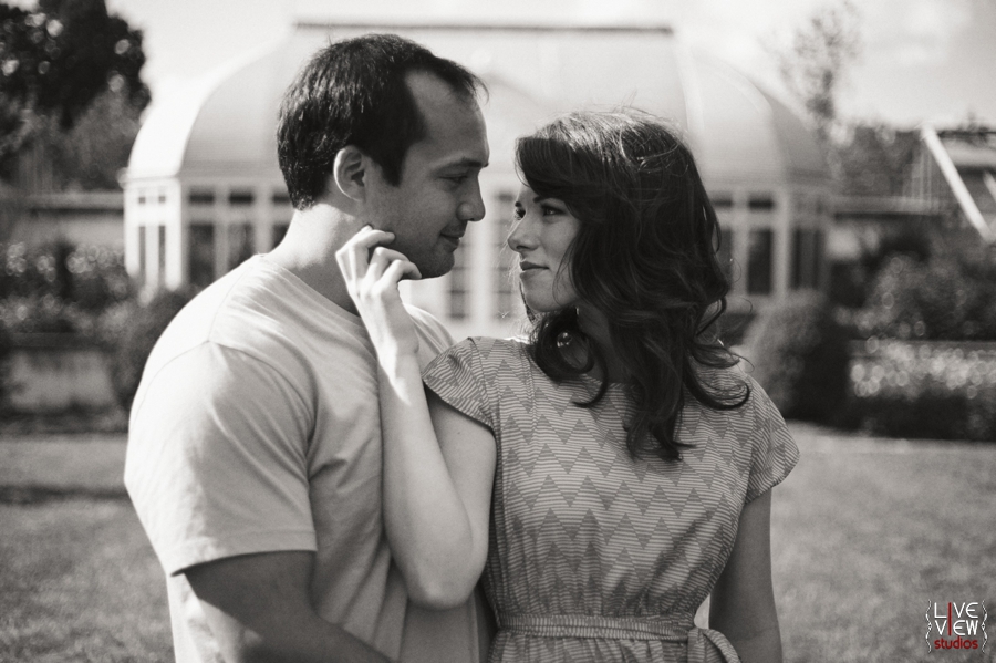 romantic southern engagement photography