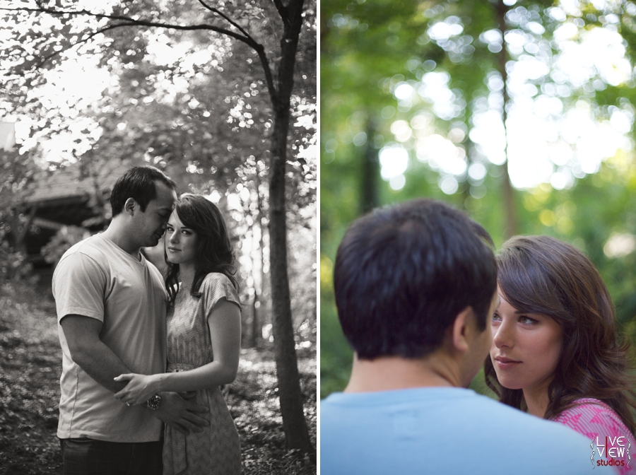 romantic engagement photography southern weddings