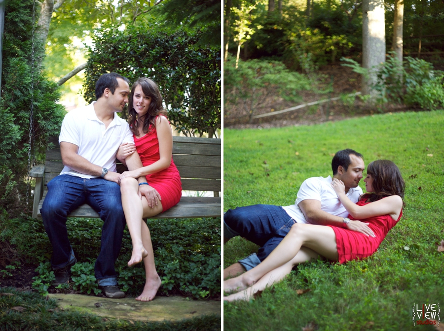 romantic engagement photos north carolina