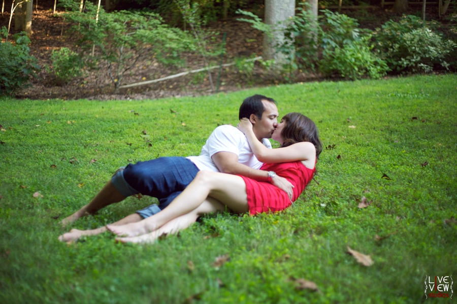 romantic engagement photos north carolina