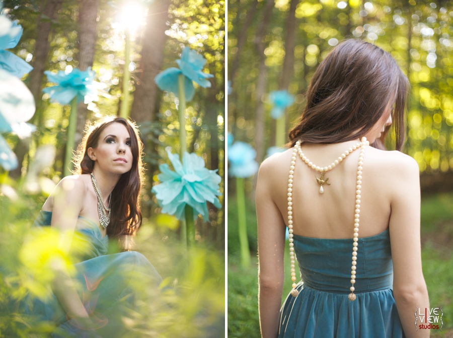 custom vintage wedding jewelry, pearl layering necklace with gold bird accent