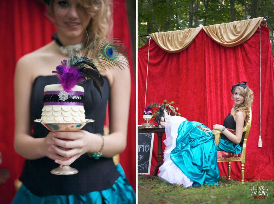 circus wedding photography, custom vintage bridal jewelry