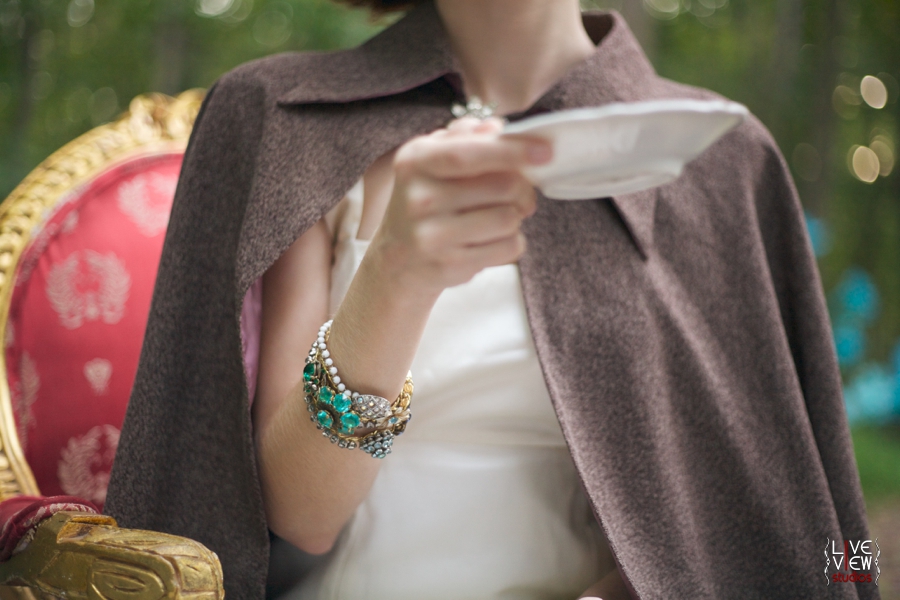 custom wedding jewelry, vintage floral bracelets