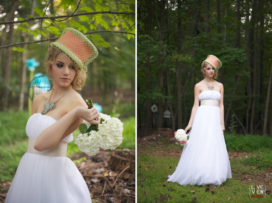 circus inspired wedding photography, custom vintage bridal jewelry
