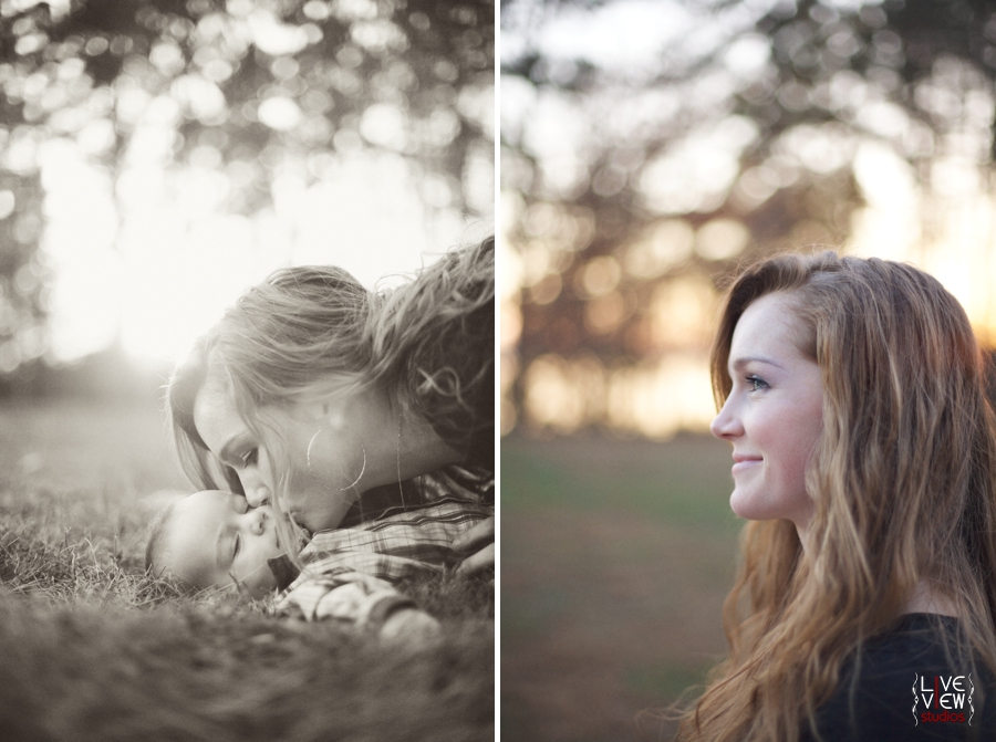 baby laying in grass in sunlight, lifestyle family photography