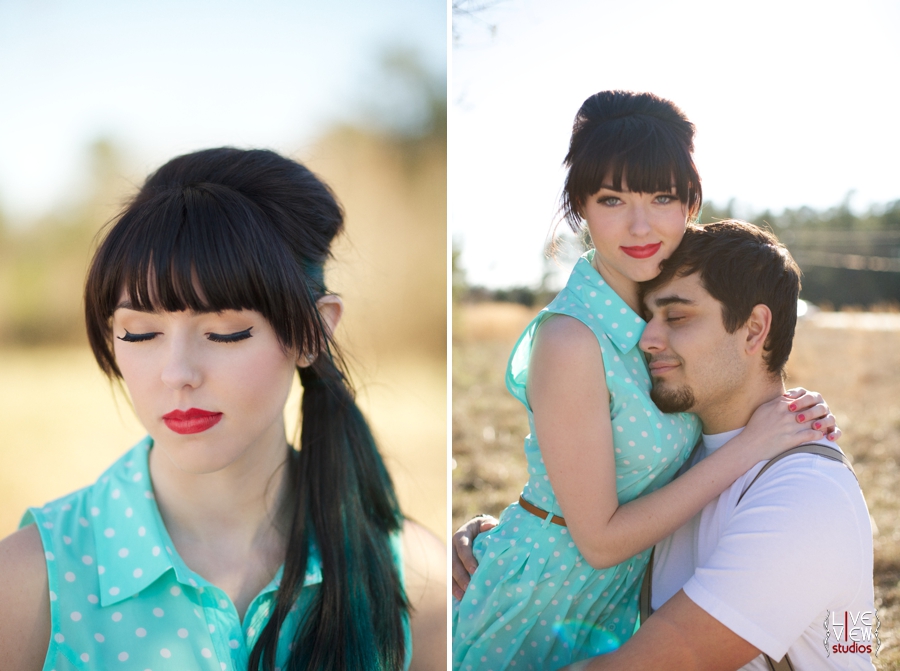 vintage themed portrait photography, retro couple's photography