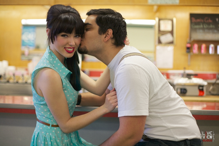 retro couple's photography, raleigh nc engagement photographers