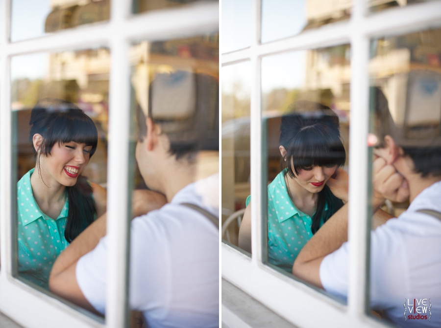 southern retro couple's photography, raleigh nc engagement photographers