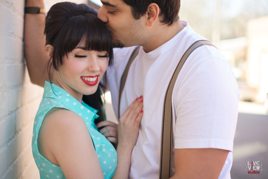 romantic engagement photography