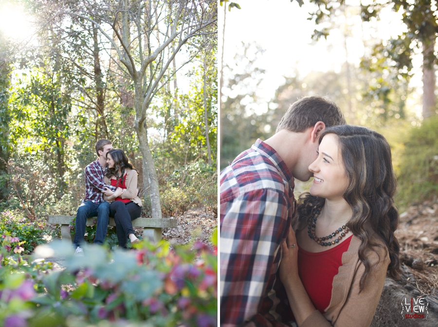 garden engagement photography, southern couple's photographers, raleigh nc