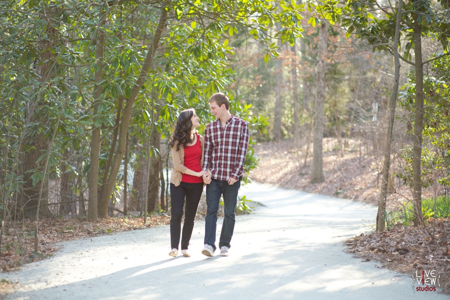 duke gardens couple's photography, raleigh nc engagement photographers