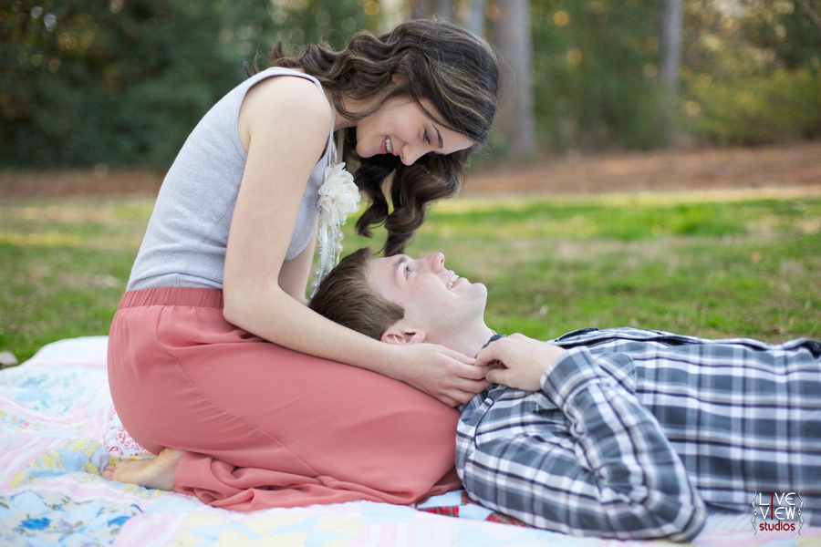 romantic engagement photography, raleigh nc