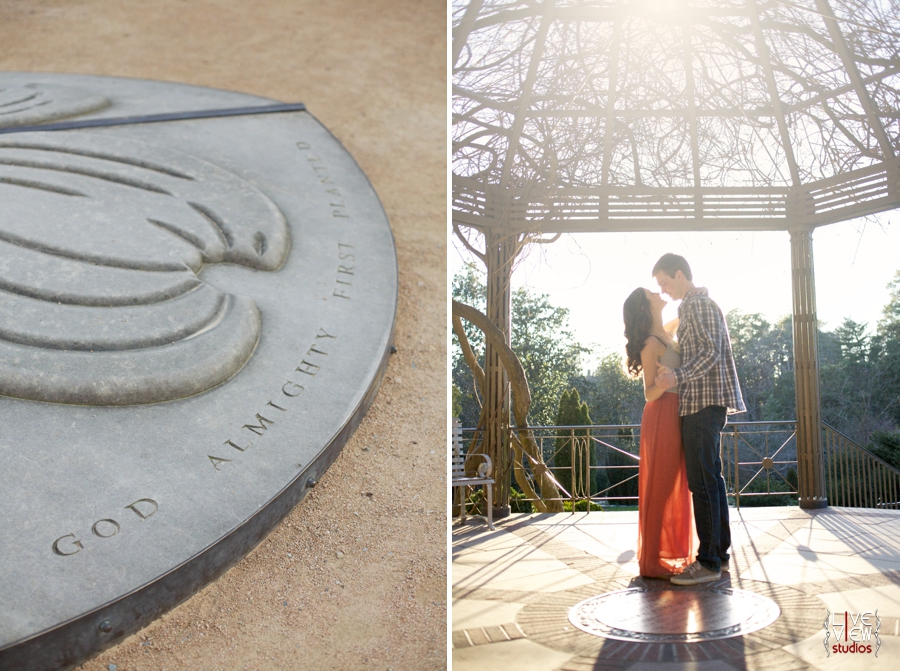 duke gardens, southern engagement photographers, raleigh nc