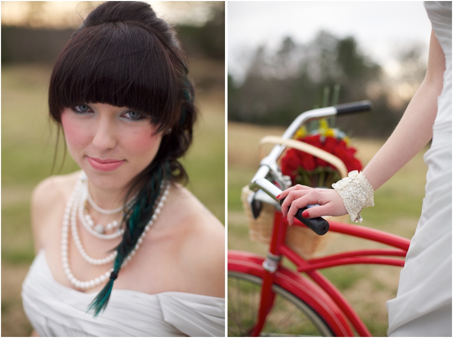 modern bridal makeup by michelle clark, bright wedding colors, vintage wedding photographers, raleigh nc