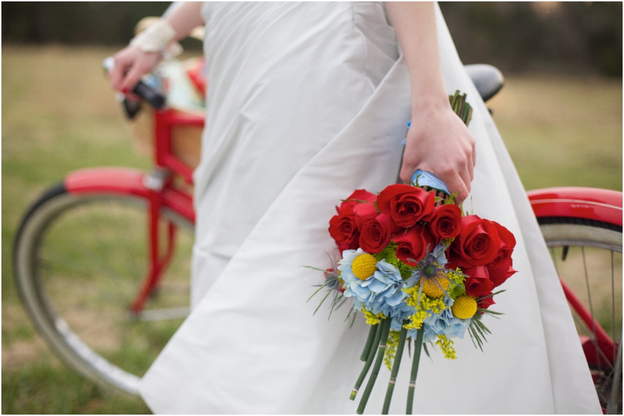 fresh rose bridal bouquet, bright wedding color schemes