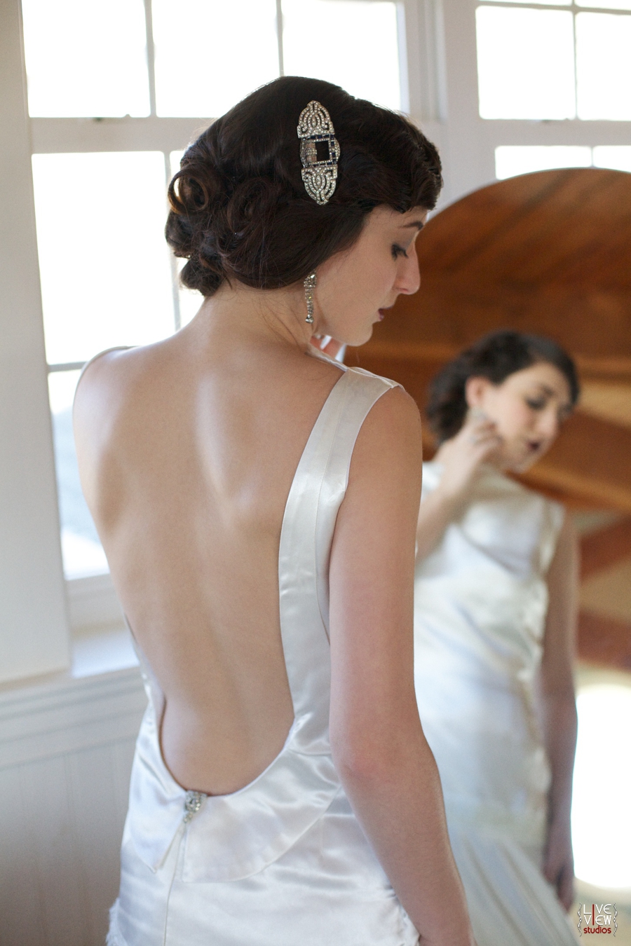 20's inspired wedding photography, beautiful bridal portraits