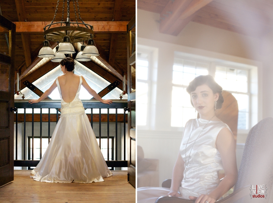 north carolina 1920's inspired wedding photography, beautiful bridal portraits