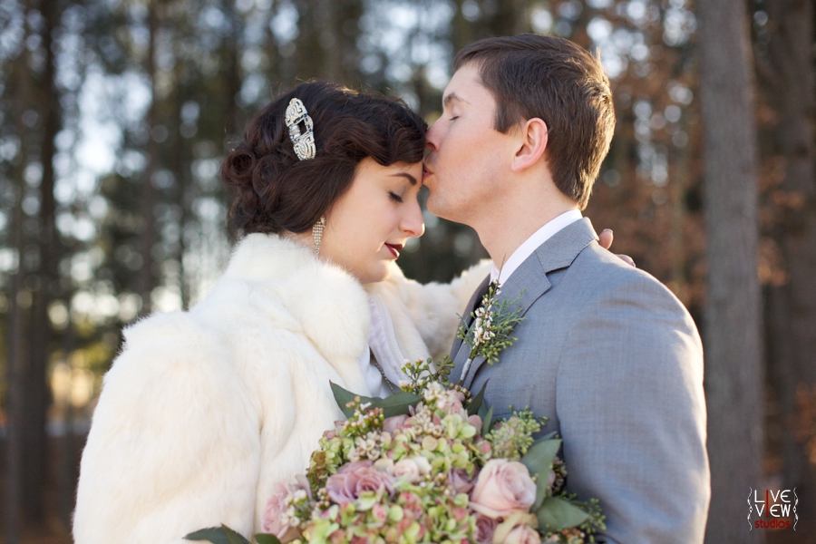 romantic winter wedding photography, vintage inspired wedding photographer
