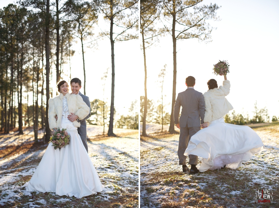 outdoor wedding photography, 20's winter wedding inspiration, raleigh nc wedding photographers