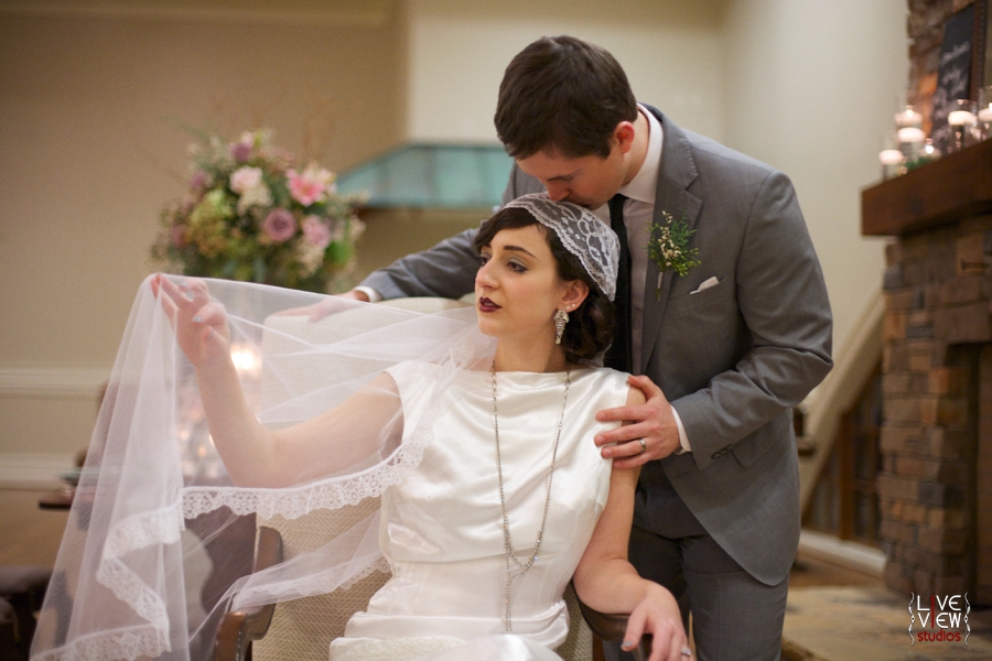 1920s inspired wedding photography, vintage winter wedding photographers, raleigh nc