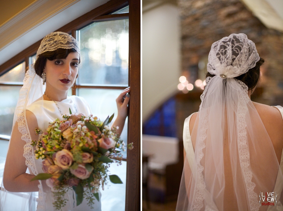 1920's inspired wedding photography, vintage cap veil, raleigh nc wedding photographers