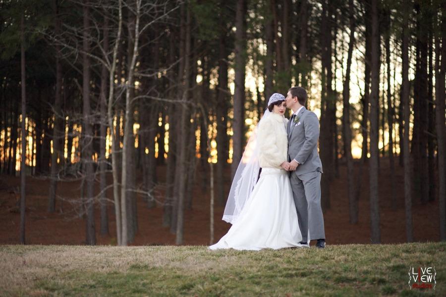 stunning sunset wedding portraits, raleigh nc wedding photographers