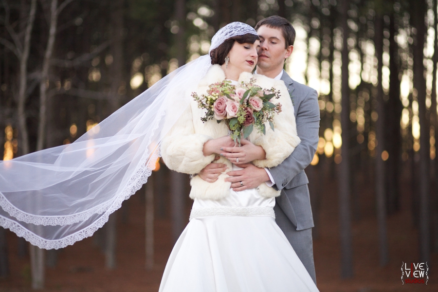 beautiful wedding portraits, sunset wedding photography