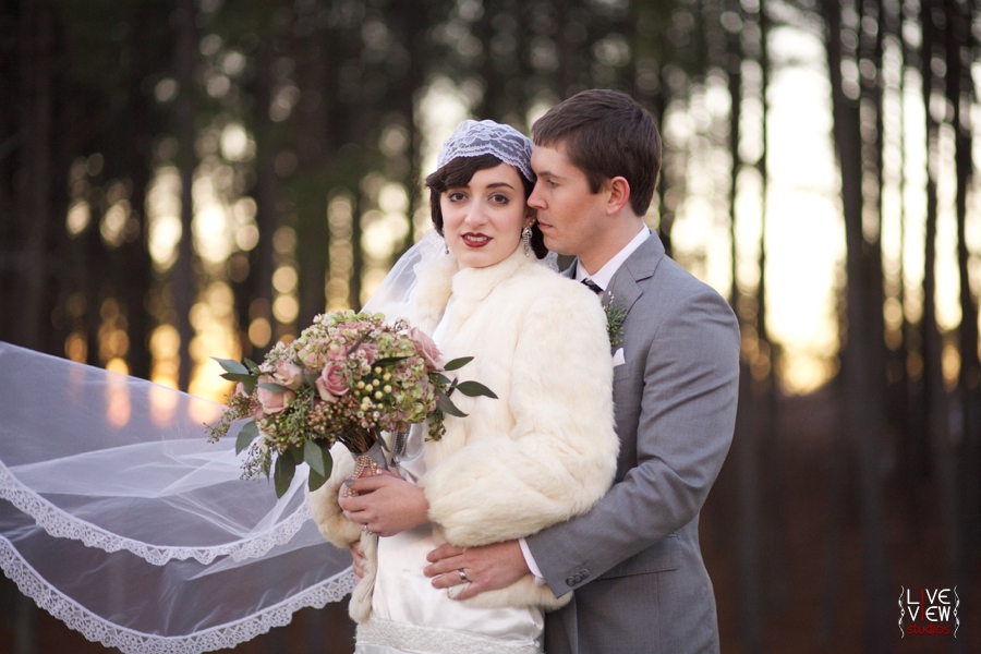 vintage winter wedding photography, raleigh nc wedding photographers
