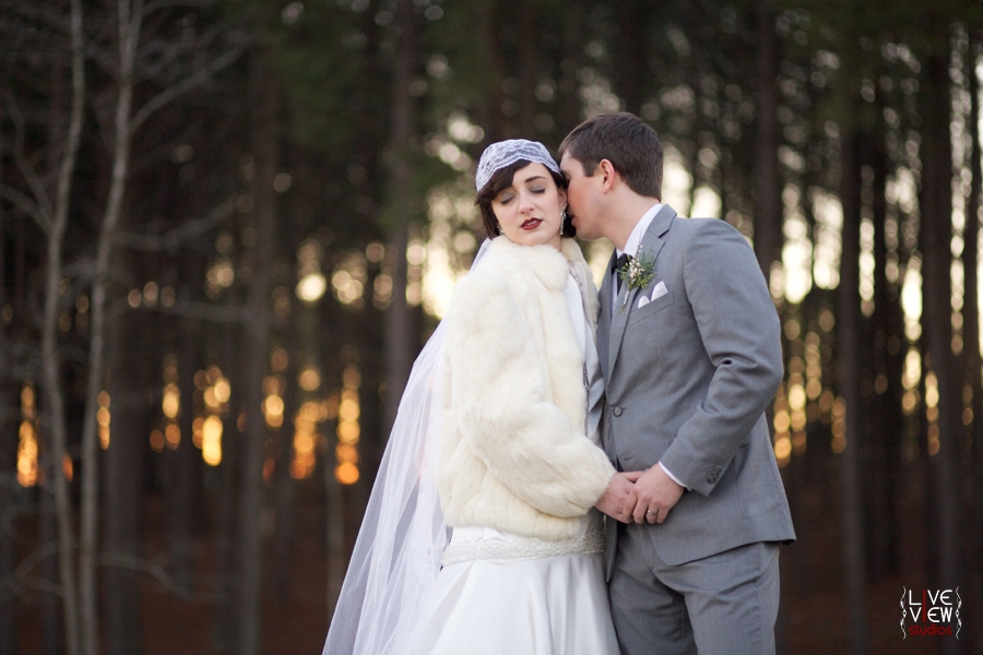 beautiful sunset wedding portraits
