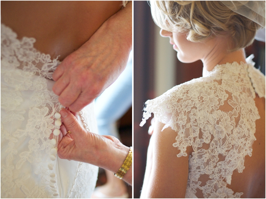 beautiful lace wedding gown, vintage wedding photographers, raleigh nc