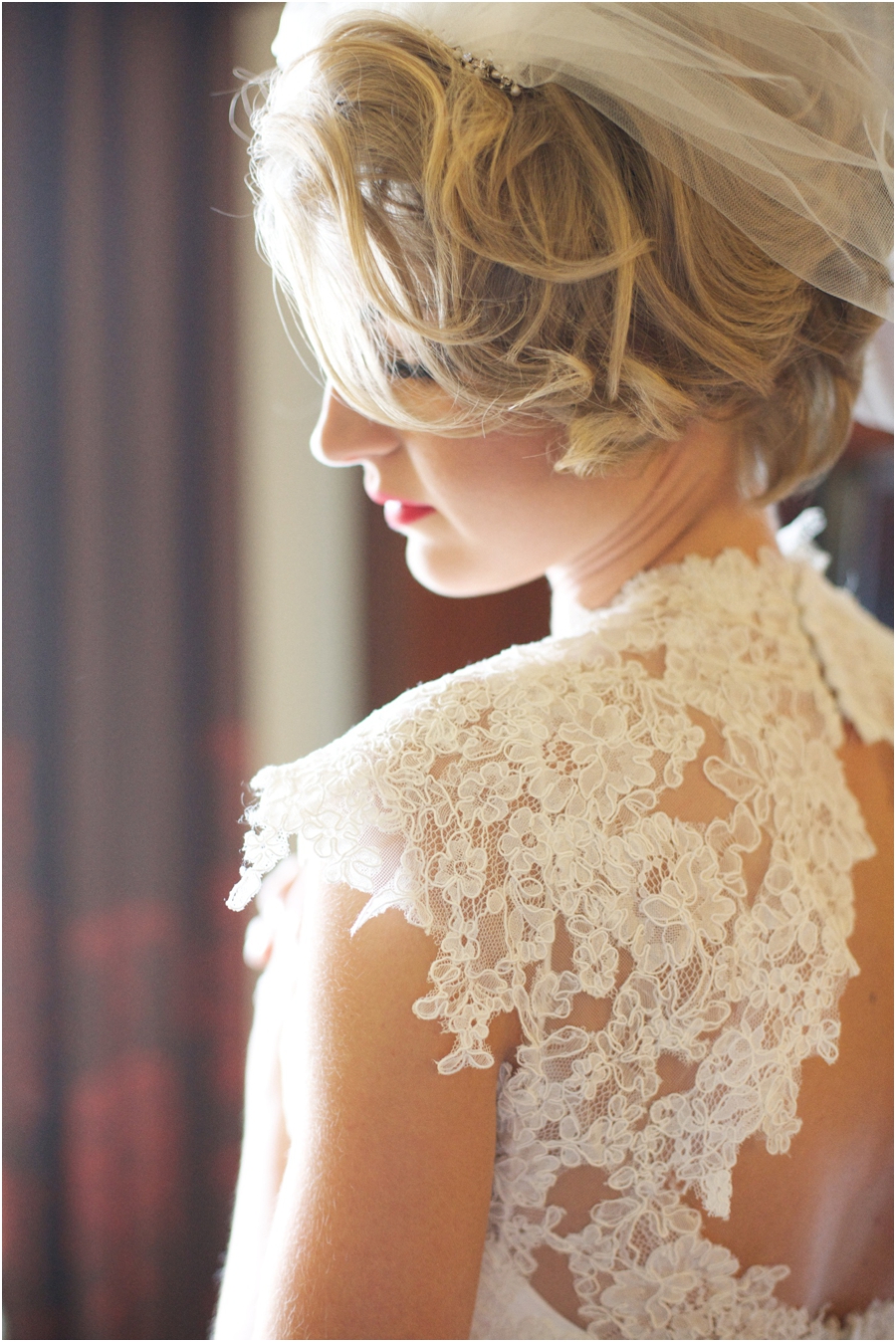 intricate lace details on wedding dress, southern bridal portraits