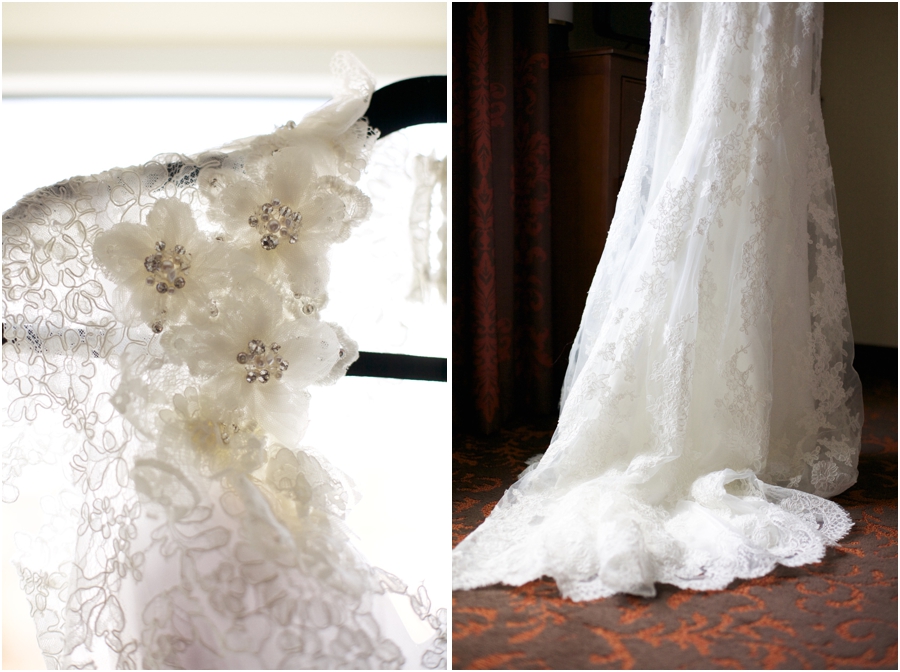 beautiful lace wedding dress from carolina bridal, southern bridal photography