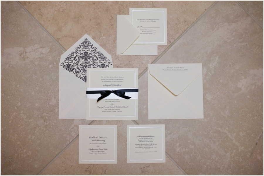elegant wedding invitations, highgrove wedding photography 
