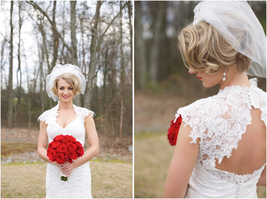 southern bridal portraits, vintage wedding photographers, raleigh nc