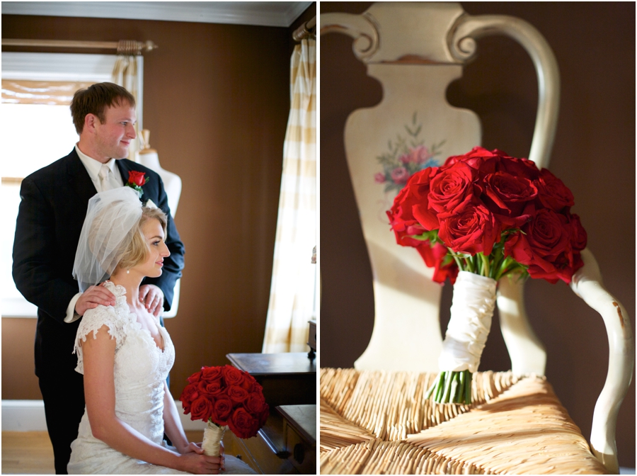 bride with short veil, southern rustic wedding photography