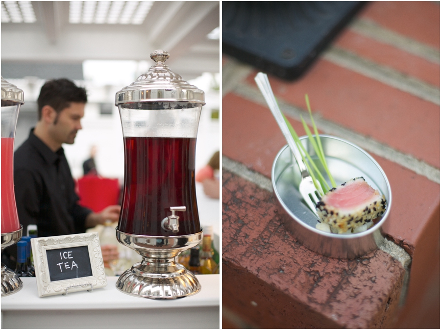 ice tea at wedding reception, southern wedding reception ideas