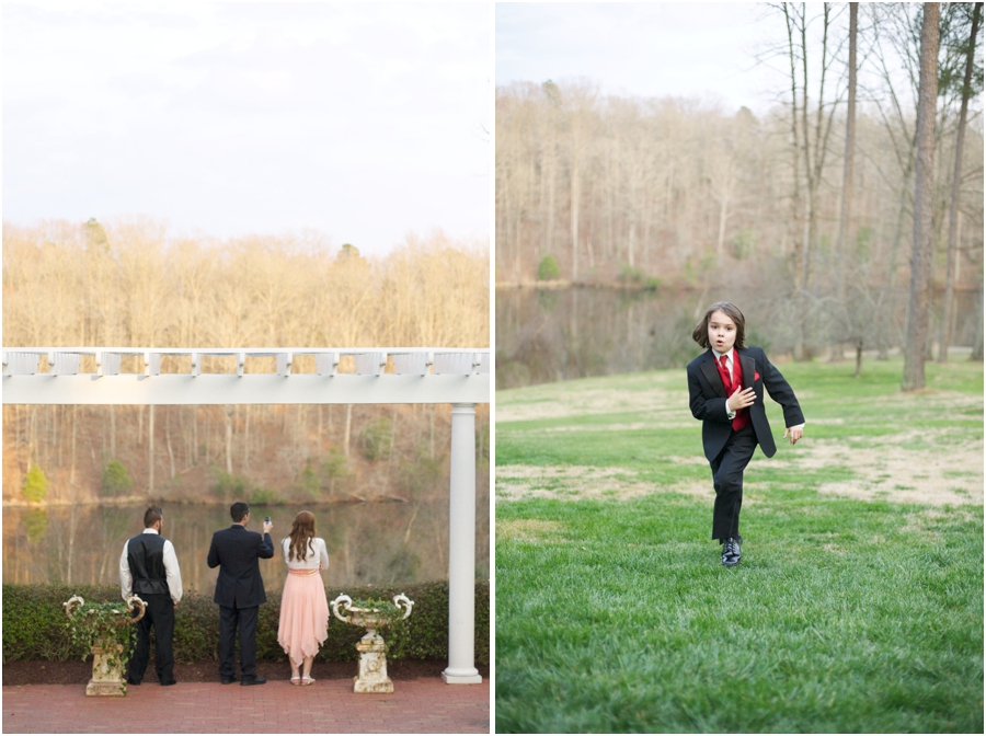 guests at beautiful high grove wedding reception, southern wedding photography