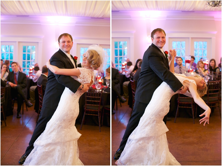 bride and groom dancing, southern wedding photography