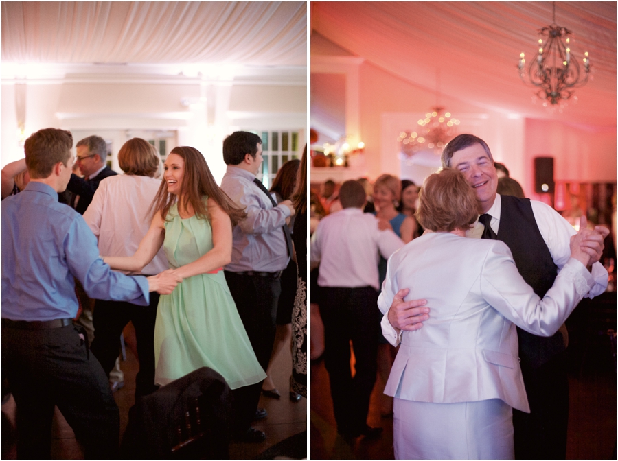 guests dancing at high grove wedding reception