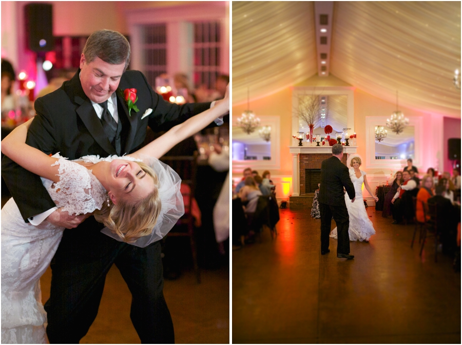 father-daughter dance at high grove wedding reception
