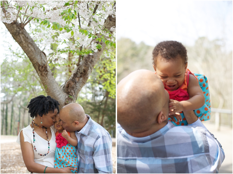 beautiful spring family portraits, southern family photographers