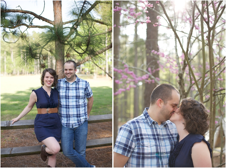 rustic engagement photographers, spring engagement photography