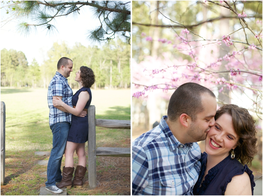 raleigh nc southern engagement photographers, spring engagement photos